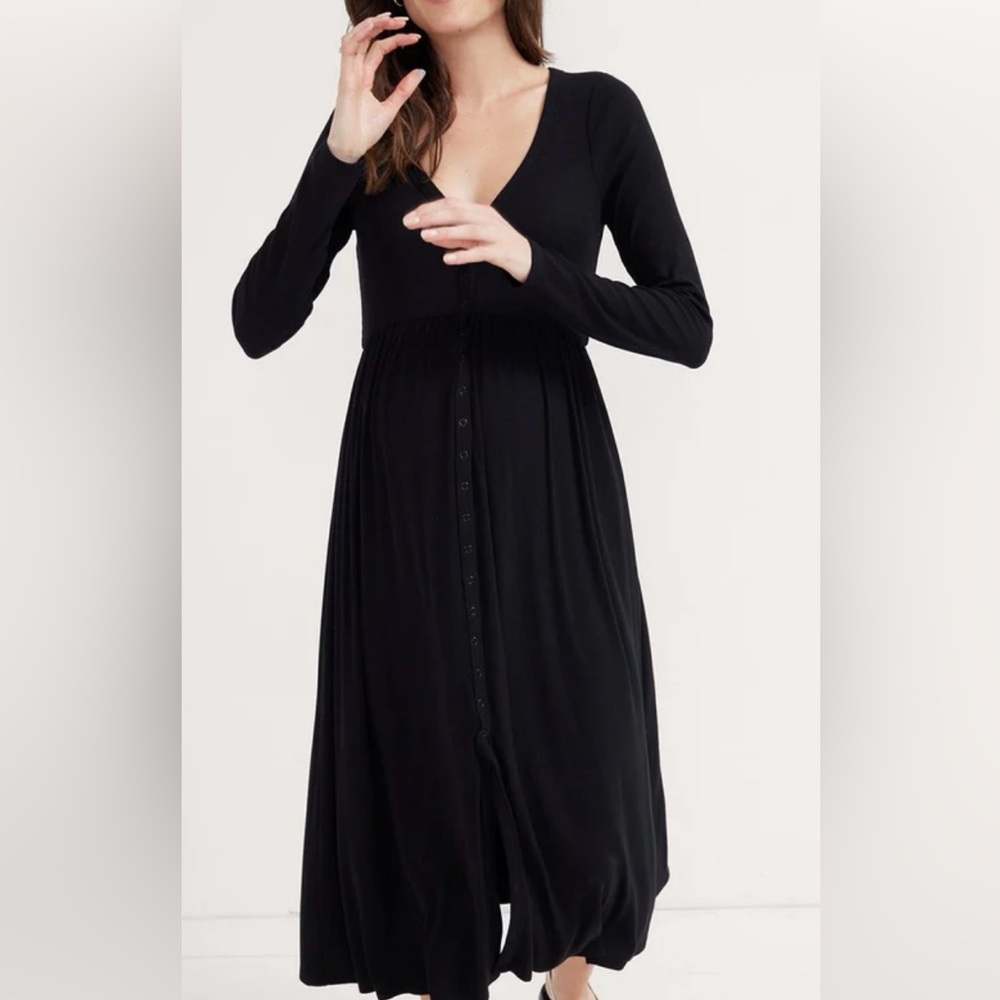 HATCH The Softest Rib Nursing Dress
